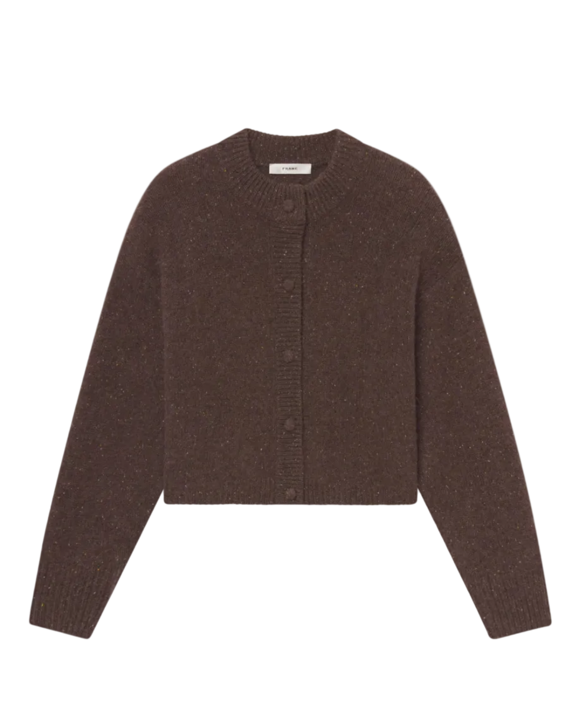 knit brown cardigan