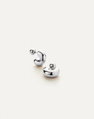 silver chunky hoops