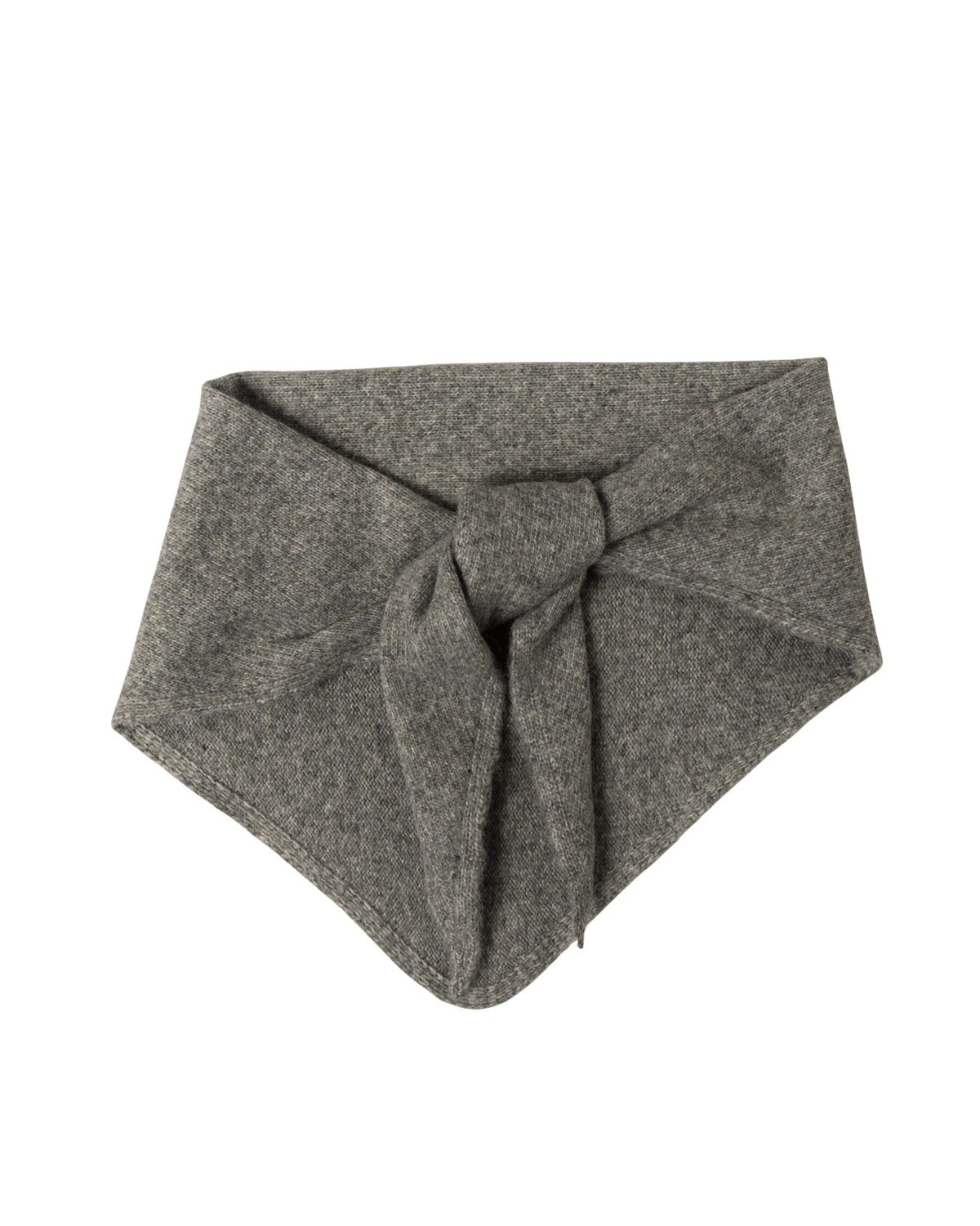 grey triangle scarf