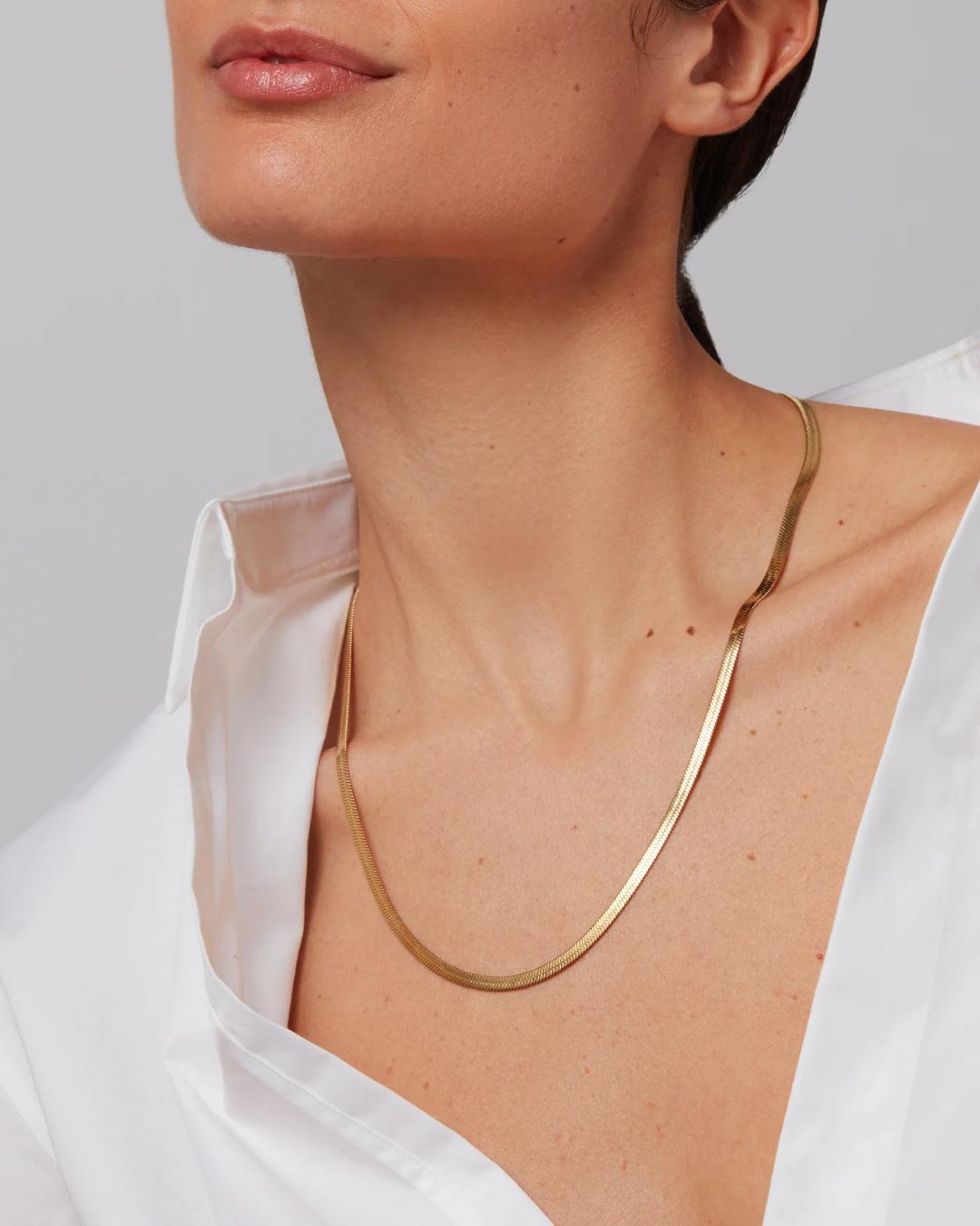 jenny bird gold chain necklace