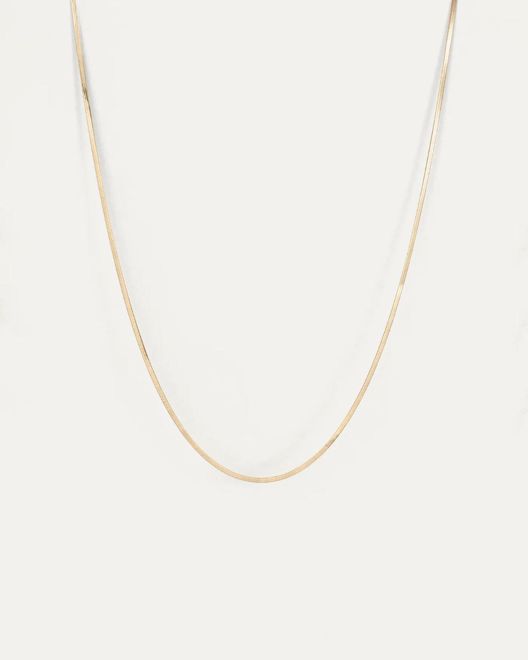 jenny bird thin gold necklace
