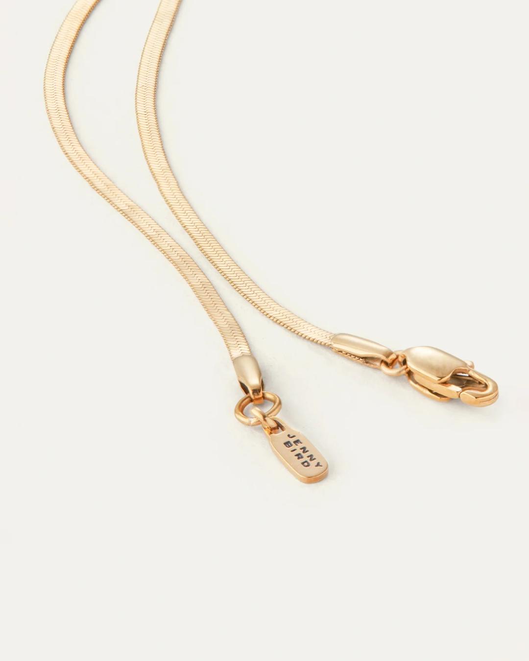 jenny bird thin gold necklace
