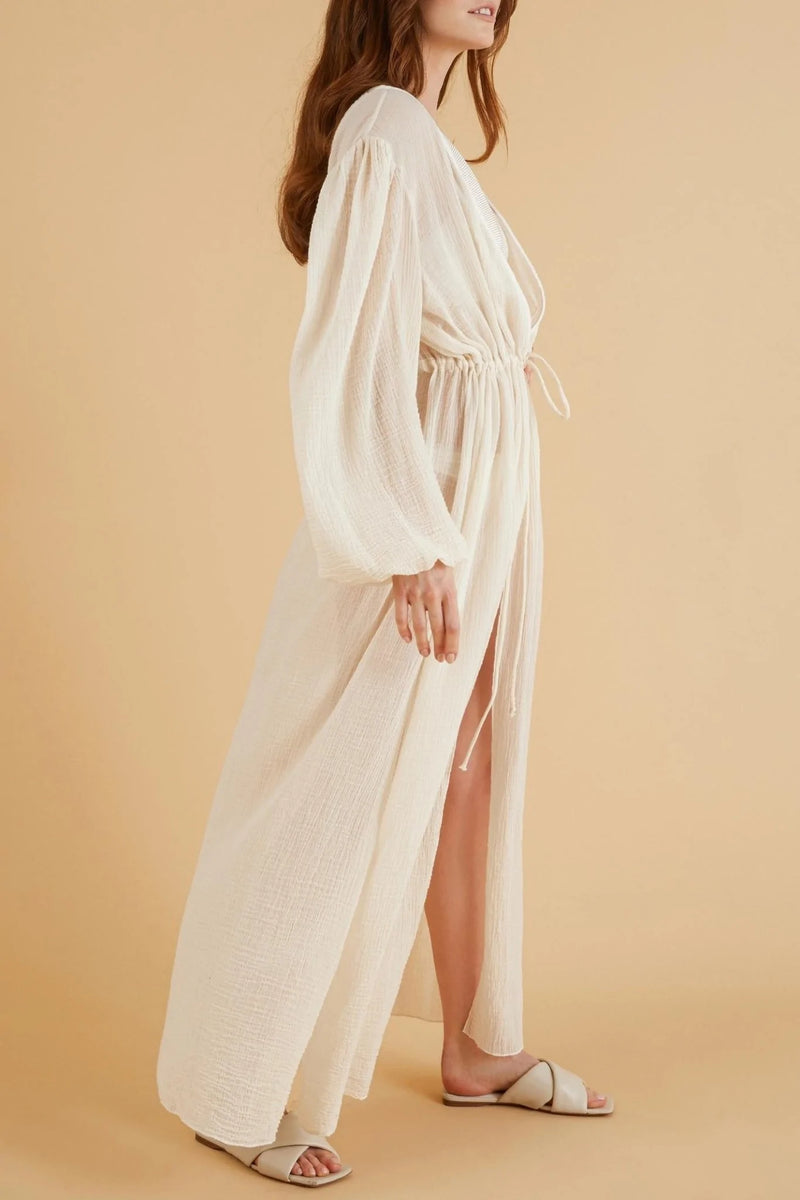 Sheer 2025 maxi kimono