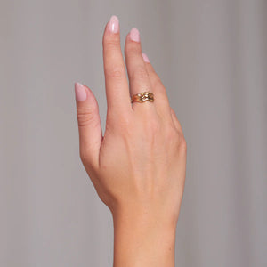 Terra Cocktail Ring in Gold