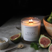 Load image into Gallery viewer, Brown Sugar + Fig Soy Candle
