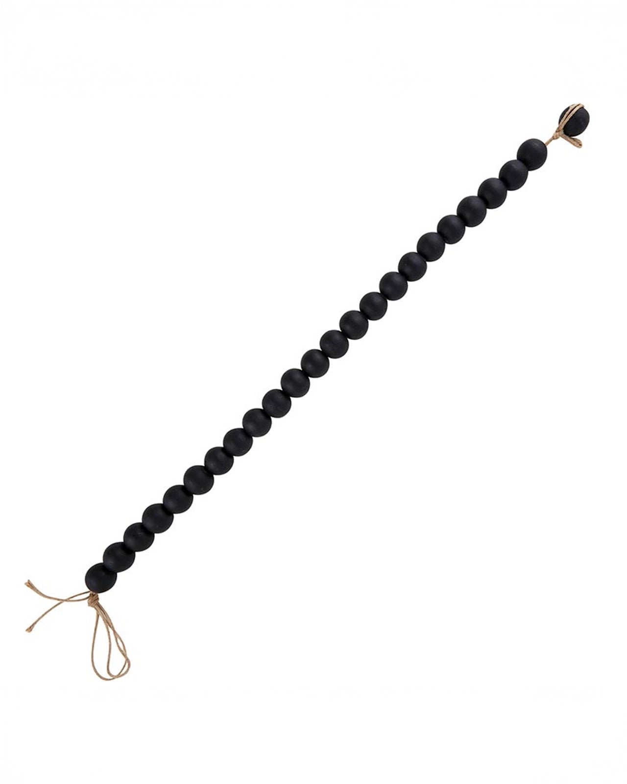 a picture of decorative beads in black glass or white glass