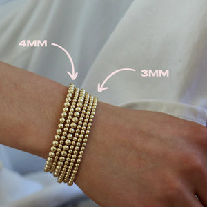 Sterling Silver Beaded Band