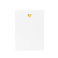 Mini Notepad | Gold Heart