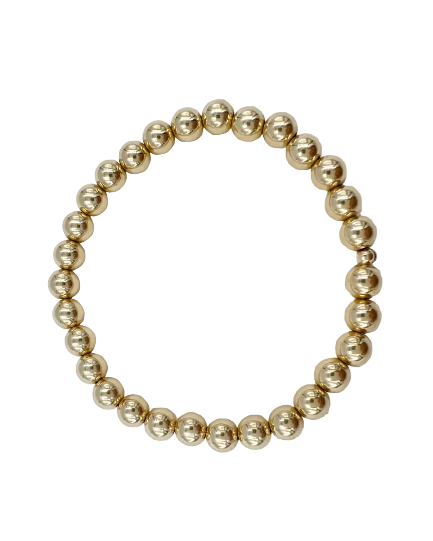 beaded gold bracelet