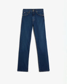 A blue mid rise jeans by 7 For All Mankind