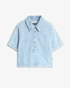 Light blue denim shirt