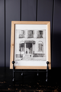 Italian Chateau Pine Framed Art