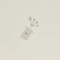 SIMPLE MEASURING SPOONS - SILVER