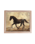 Vintage Horse Back Pine Framed Art | 179