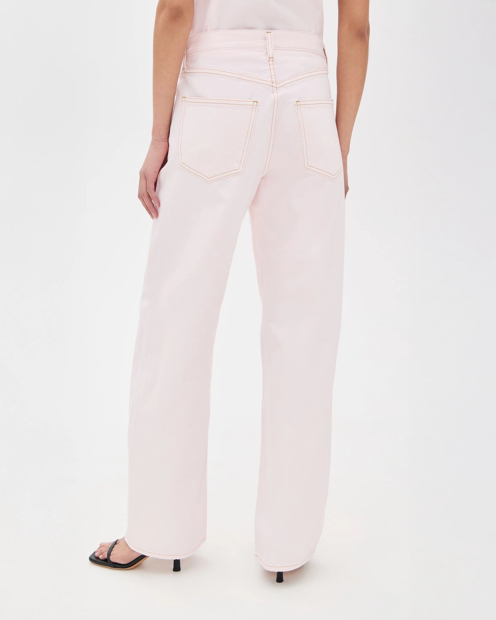 Agolde Low Curve Denim Jeans in Cosmos Pink