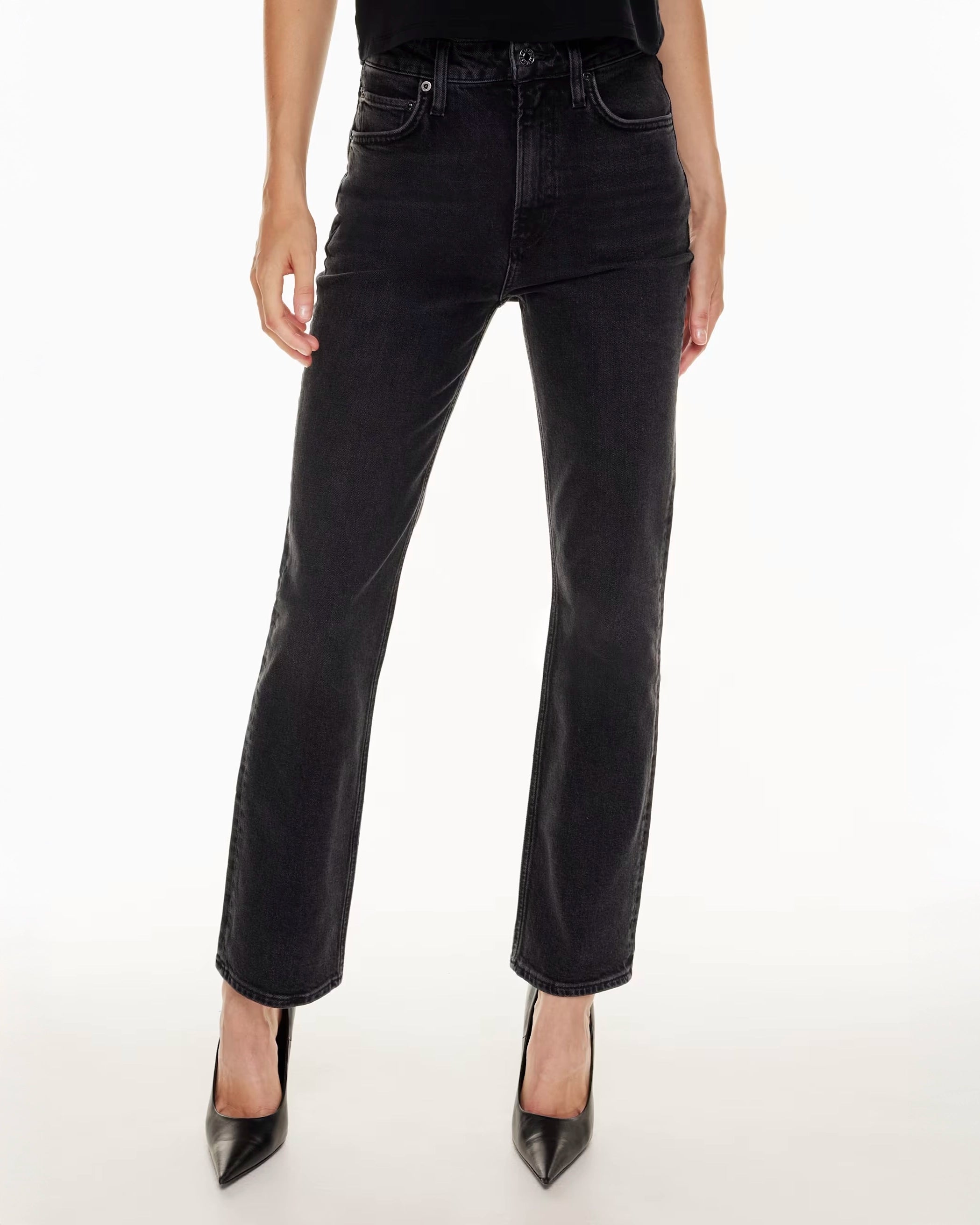 Agolde Valen Jeans in Hitch Black