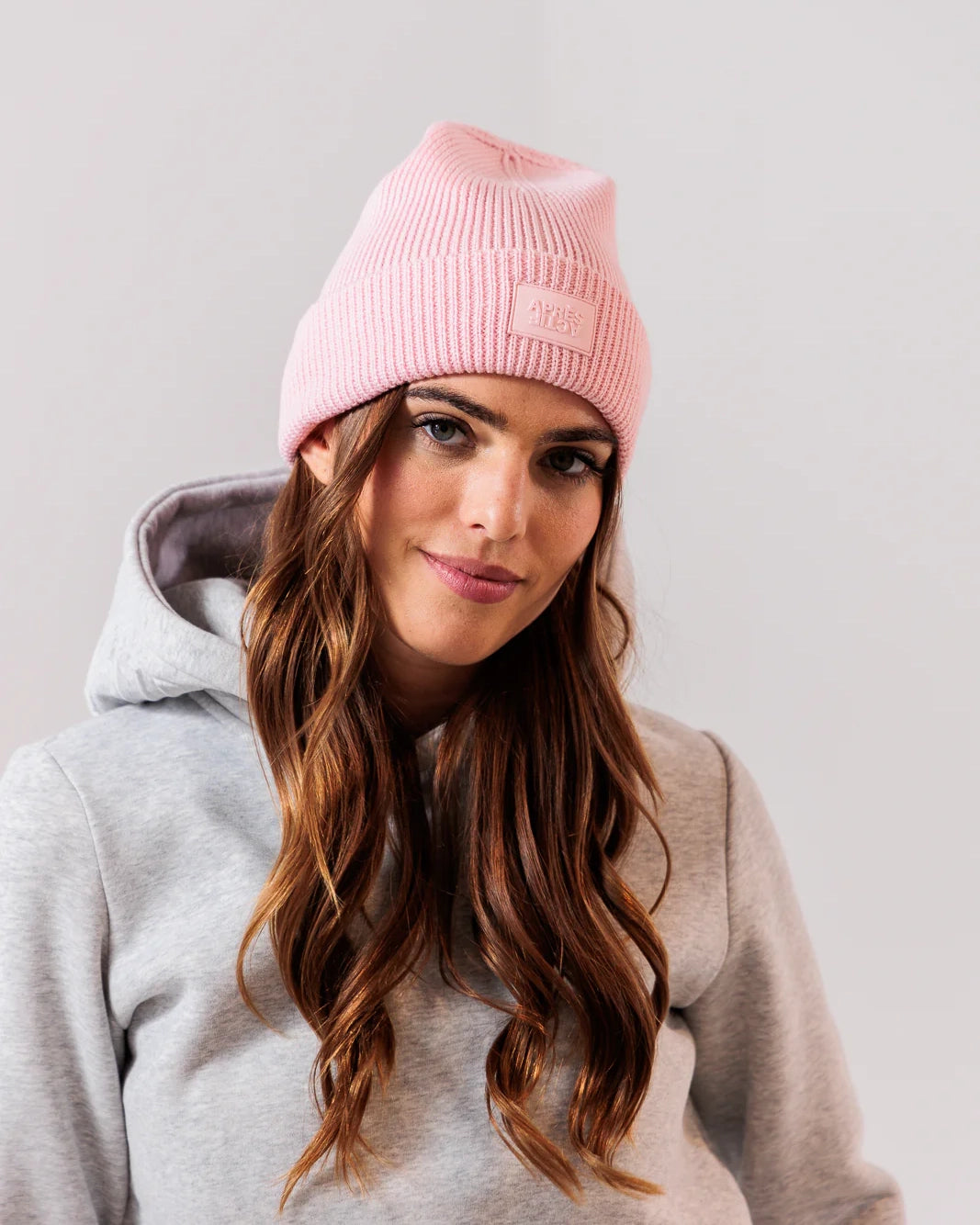 Apres Actif Merino Wool Beanie Hat in Pink