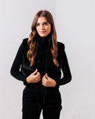 Apres Actif Ribbed Turtleneck in Black