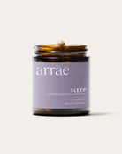 Jar of Arrae sleep supplements natural melatonin alternative