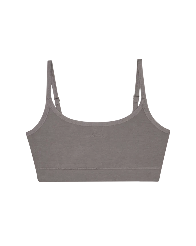 grey bralette