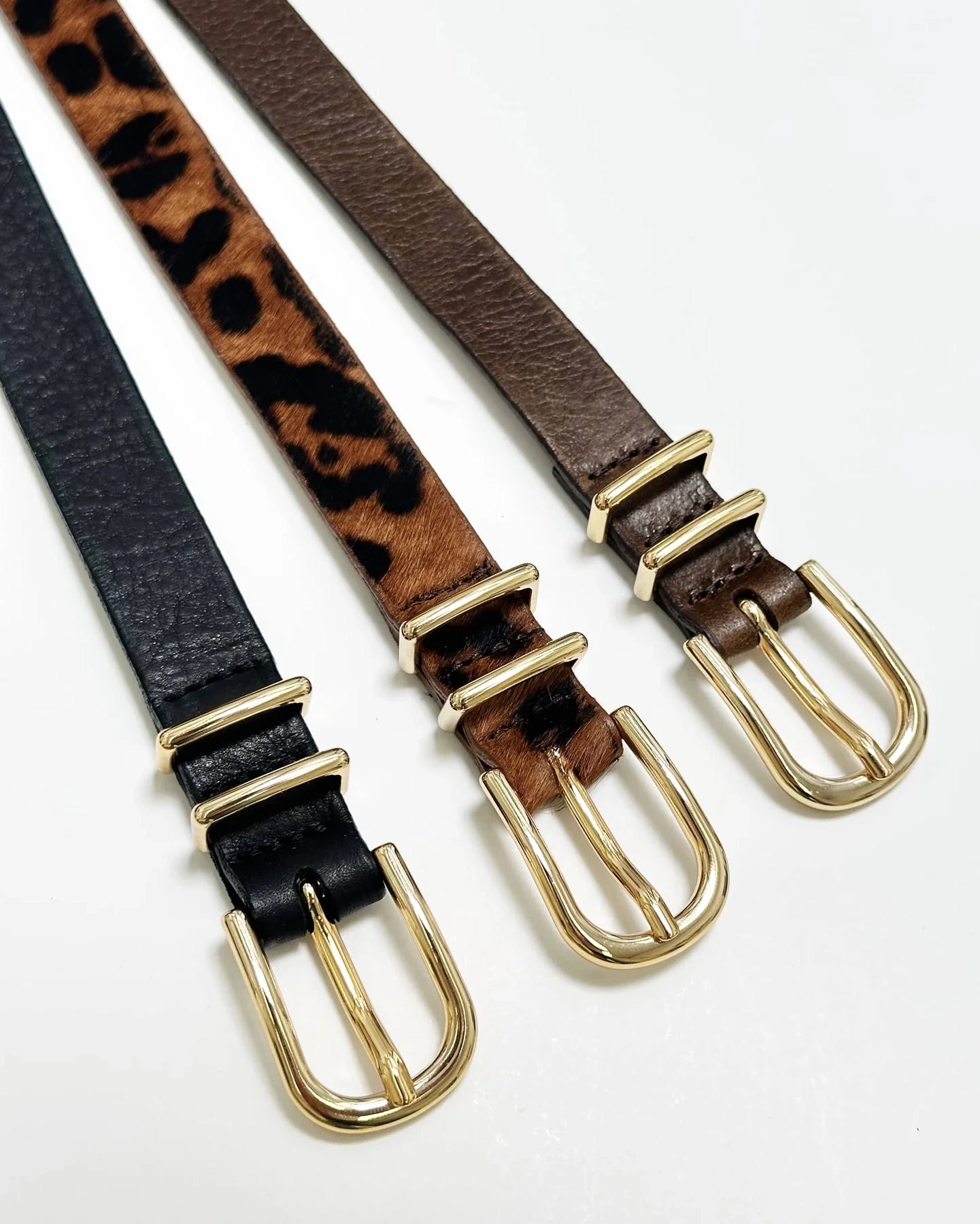 Brave Leather Julane Belt Persian Leopard