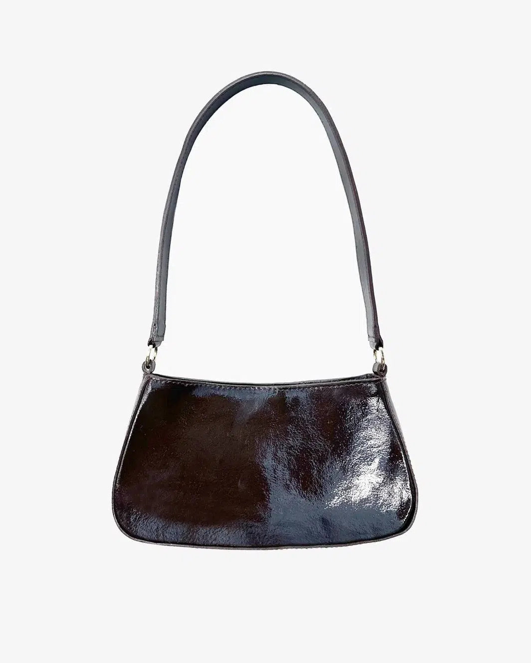 brown handbag with single strap