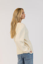ivory knit cardigan
