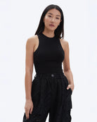 CHRLDR Lyla Rib Tank Top in Black