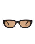 brown rectangular sunglasses 