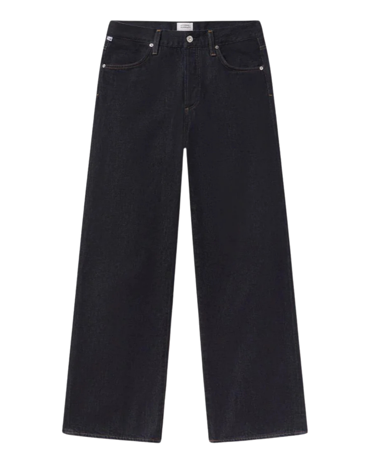 a dark wash straight legged jean by Citizens of Humanity