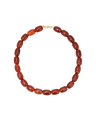 red chunky beaded necklace