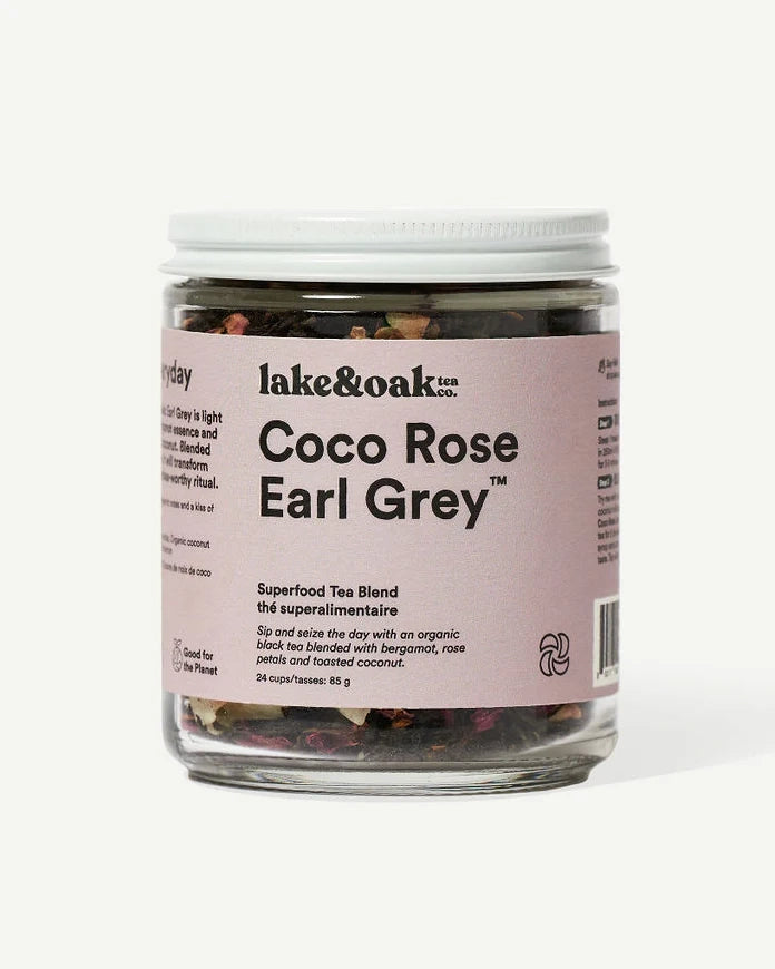 Lake & Oak Coco Rose Earl Grey Tea