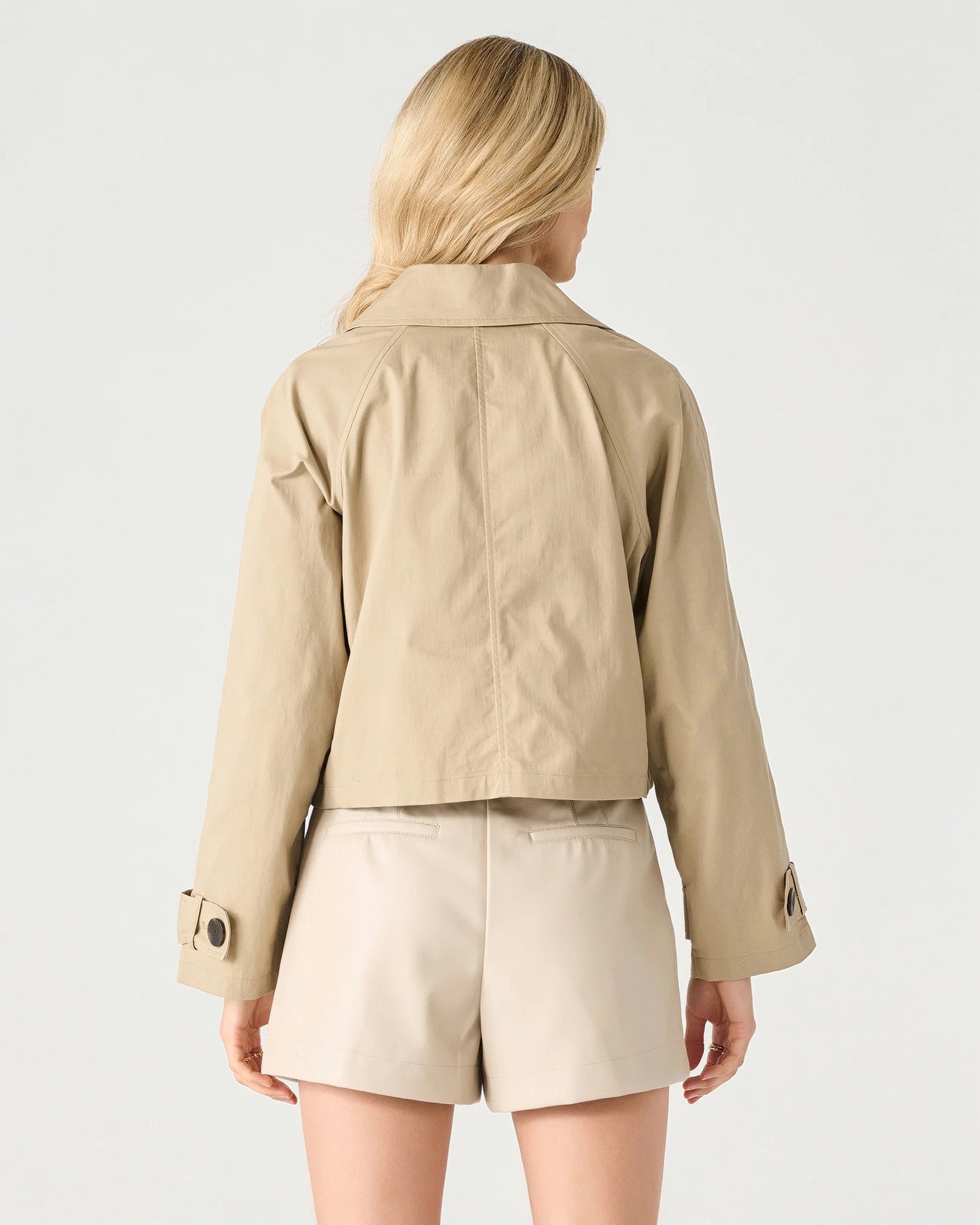 Dex LS Cropped Trench Coat