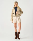 Dex LS Cropped Trench Coat