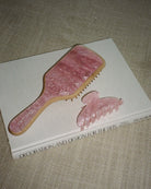 Emi Jay Bamboo Paddle Brush in Pink Sugar