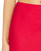 Faithfull the Brand Elise Skirt in Red