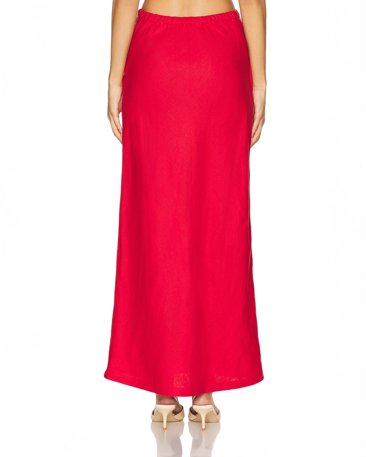 Faithfull the Brand Elise Skirt in Red