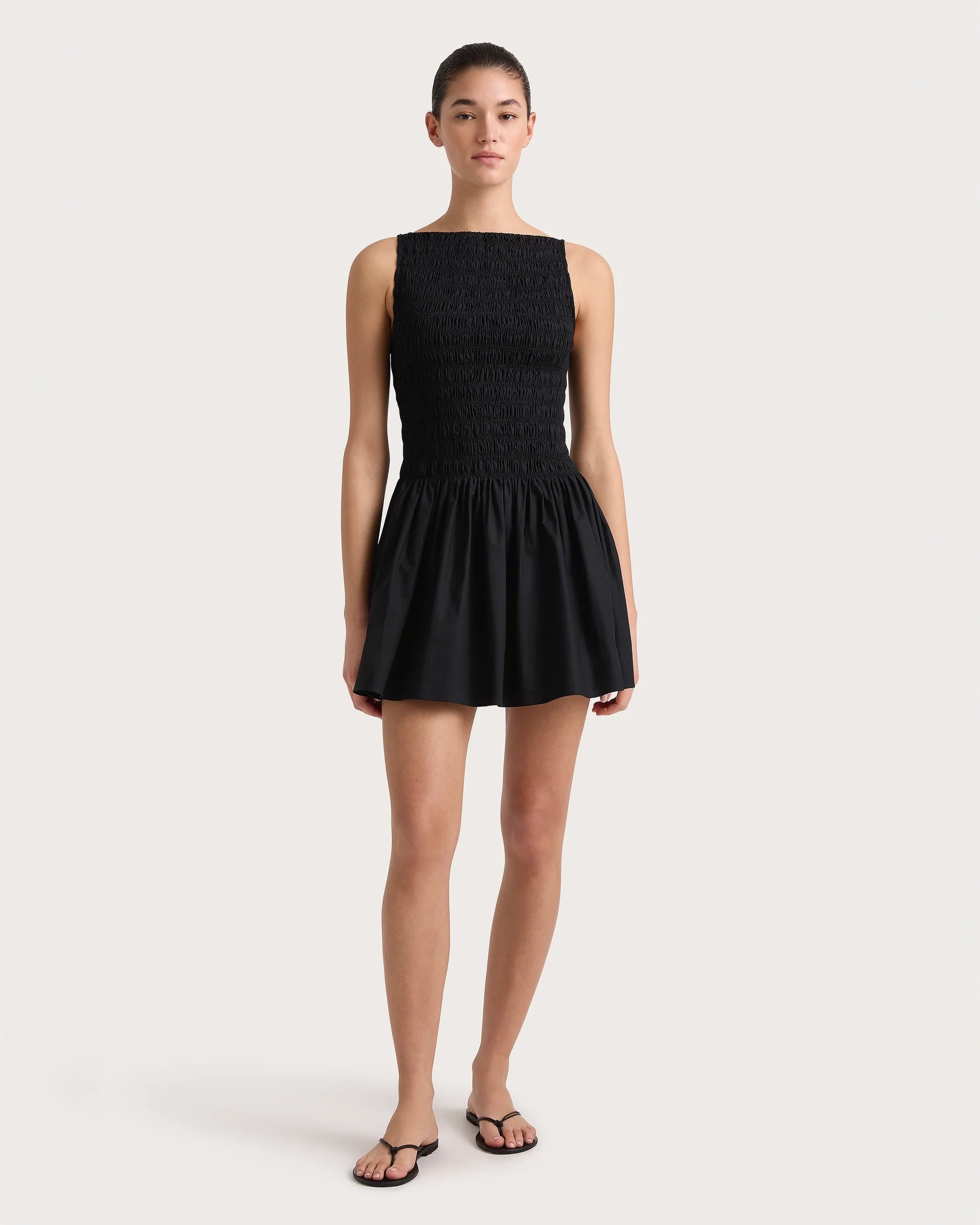 Noa Mini Dress in Black by Faithfull the Brand 