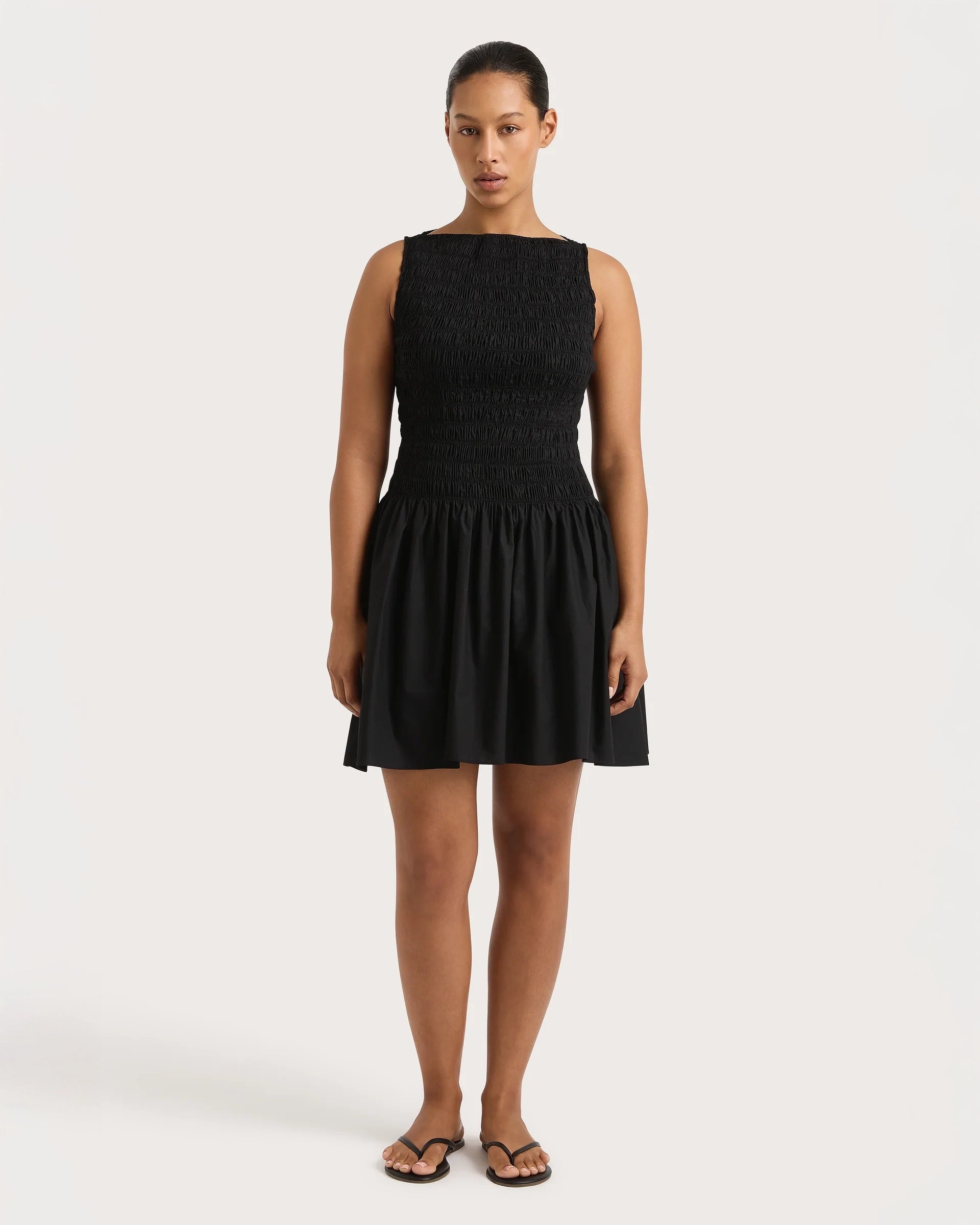 Noa Mini Dress in Black by Faithfull the Brand 