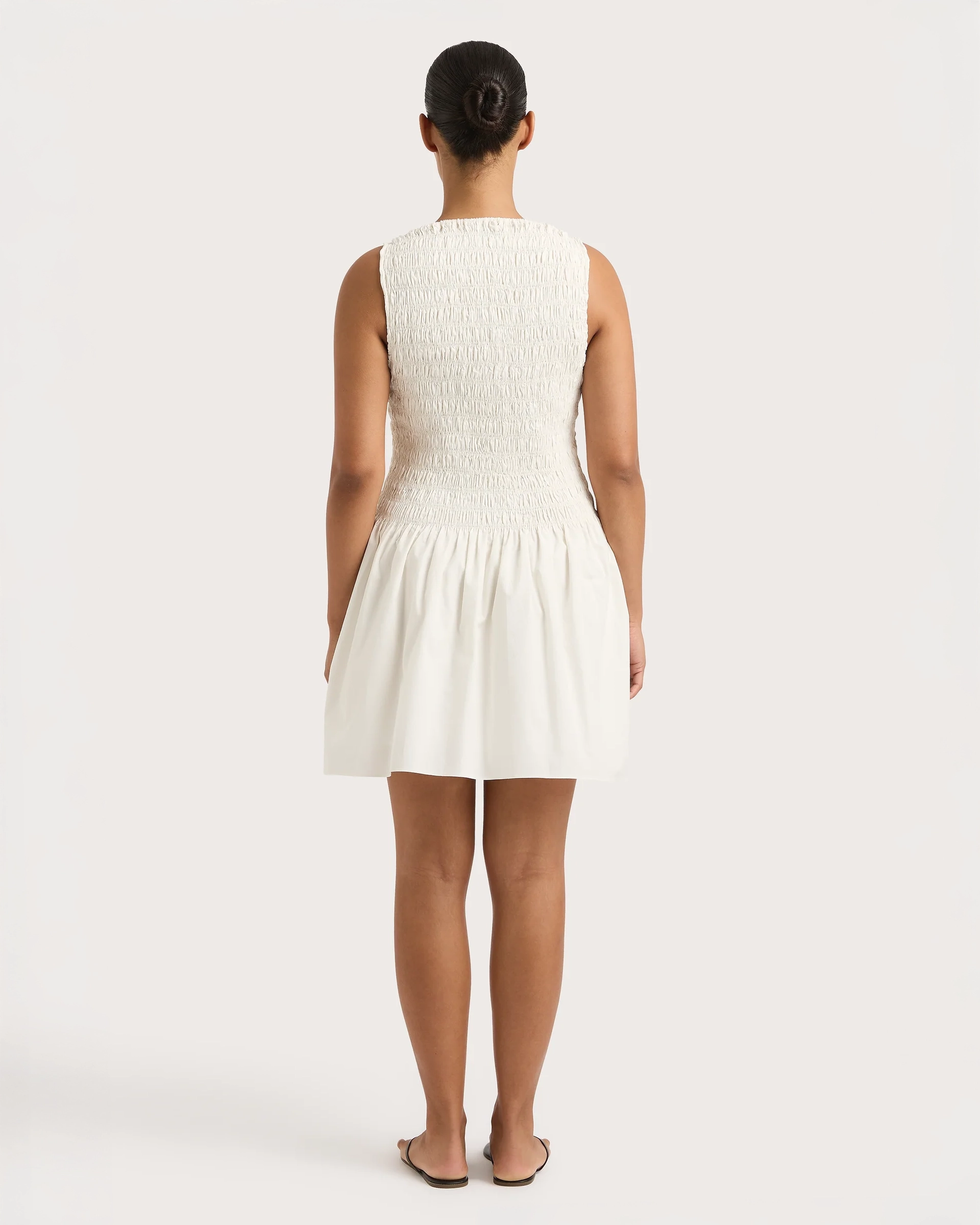 Noa Mini Dress in White by Faithfull the Brand 