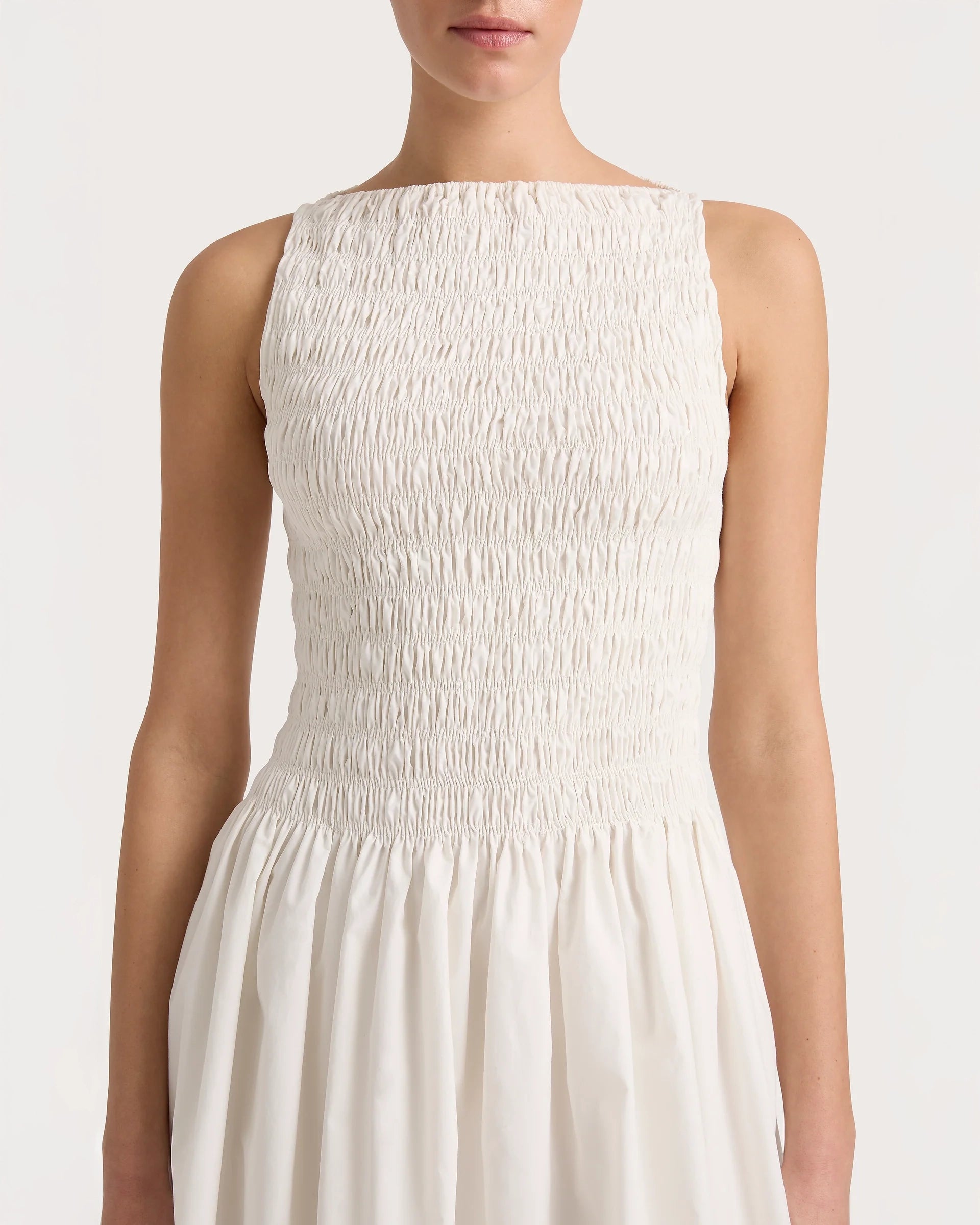 Noa Mini Dress in White by Faithfull the Brand 