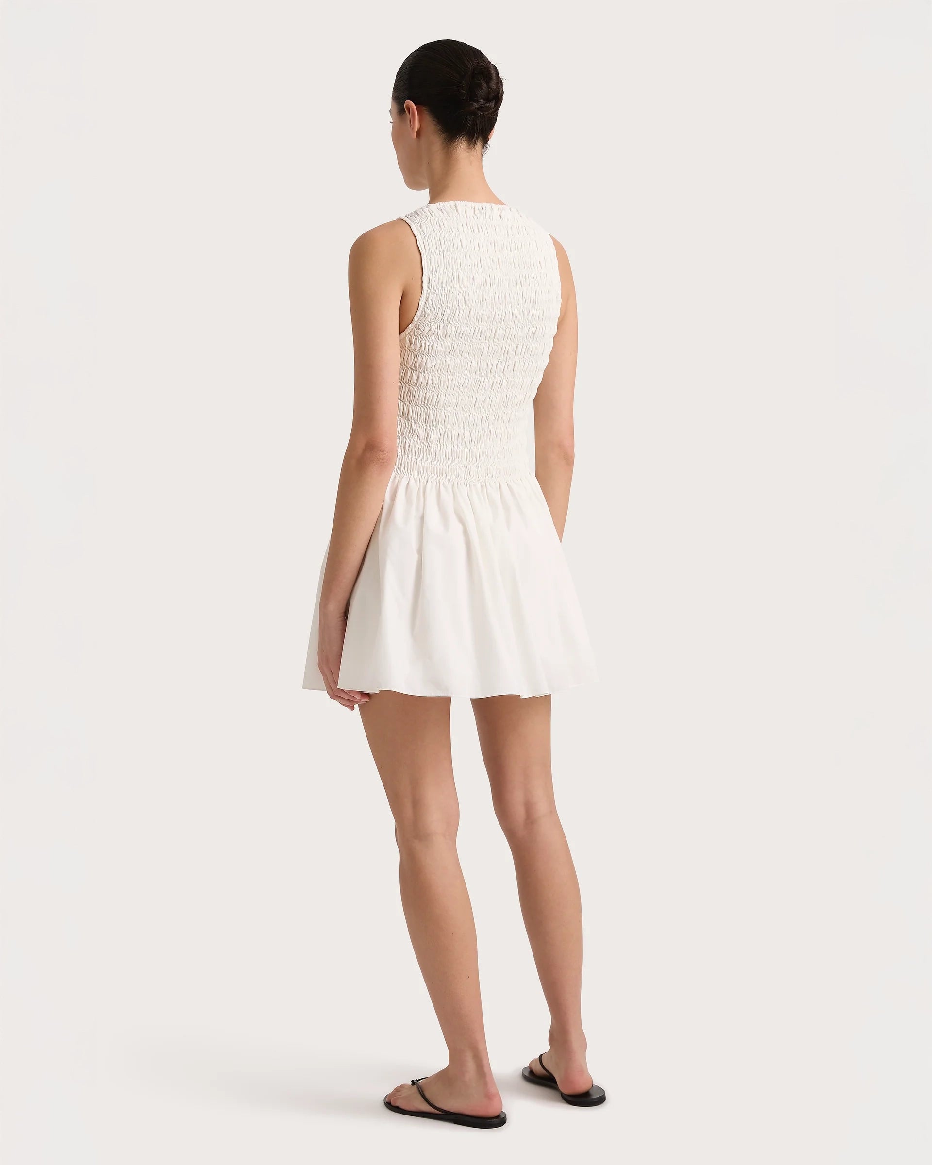 Noa Mini Dress in White by Faithfull the Brand 