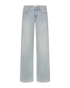 Le Slim Palazzo jeans by Frame in Preen Raw After light wash colour