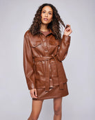 Gentle Fawn Grenadine Vegan Leather Jacket