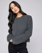 Gentle Fawn Taylyn Crewneck Pullover Sweater in Grey