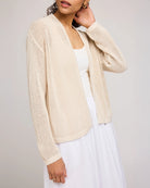 Gentle Fawn Open Knit Cream Cardigan