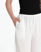Lost in Lunar Ginny Linen Pants in White