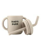 a children's sippy cup gift set that says 'dad's dude'