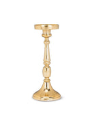 medium sized gold candle holder