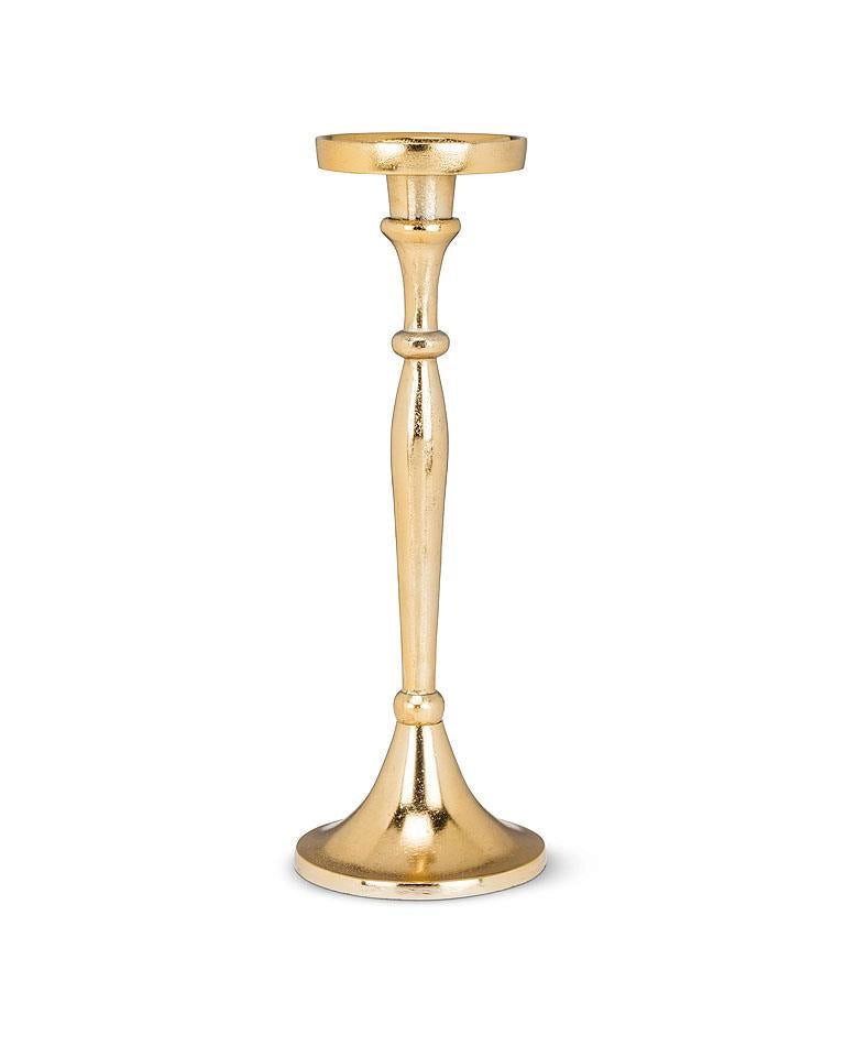 large sized gold candle holder
